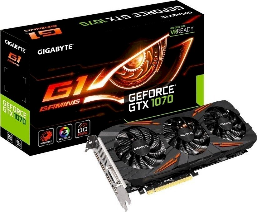 GeForce GTX1070 8GB G1 Gaming (GV-N1070G1 GAMING-8GD)