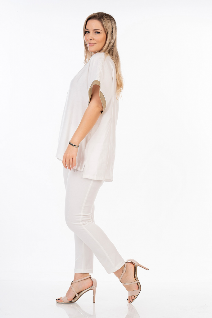 Μπλούζα Oversize σε Rayon ύφασμα