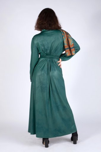 Φόρεμα δερματίνη πρασινο( sold out)