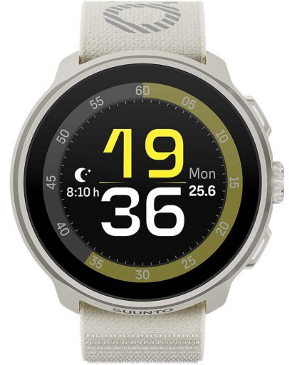 Suunto Run Stainless Steel 46mm Smartwatch με Παλμογράφο (Frost Gray)