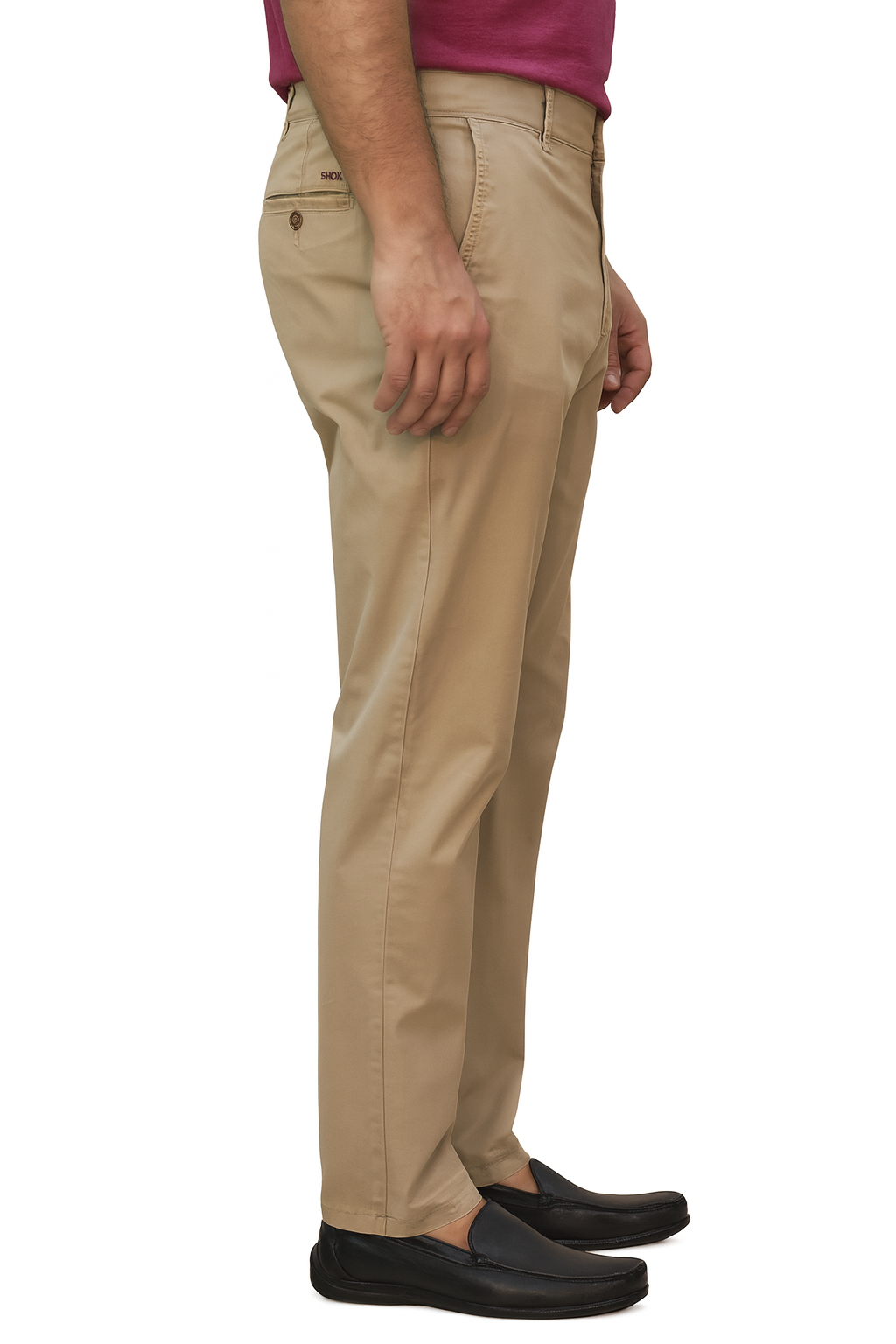 Παντελόνι chinos Faketti βάμβακι 100 % μπεζ 