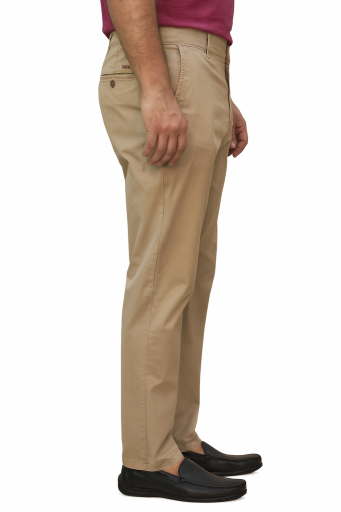 Παντελόνι chinos Faketti βάμβακι 100 % μπεζ 