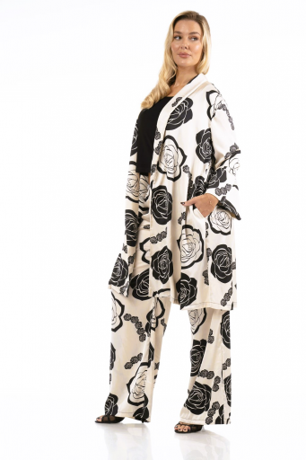 TOTAL SET σε voual σατέν ύφασμα