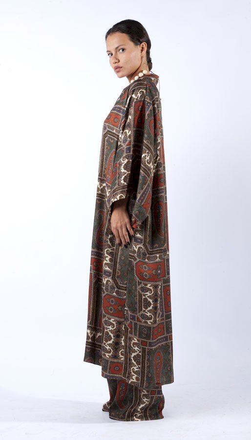 MOI.RO Kimono Printed Satin Silky touched -SOLD OUT