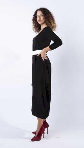 RENE Dress Φόρεμα με γεωμετρική ασσυμετρία στο πλάι -SOLD OUT
