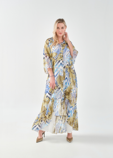 Σεμιζιέ μάξι Φόρεμα