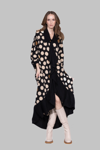 POLKA DOTS KNITTED JACKET 