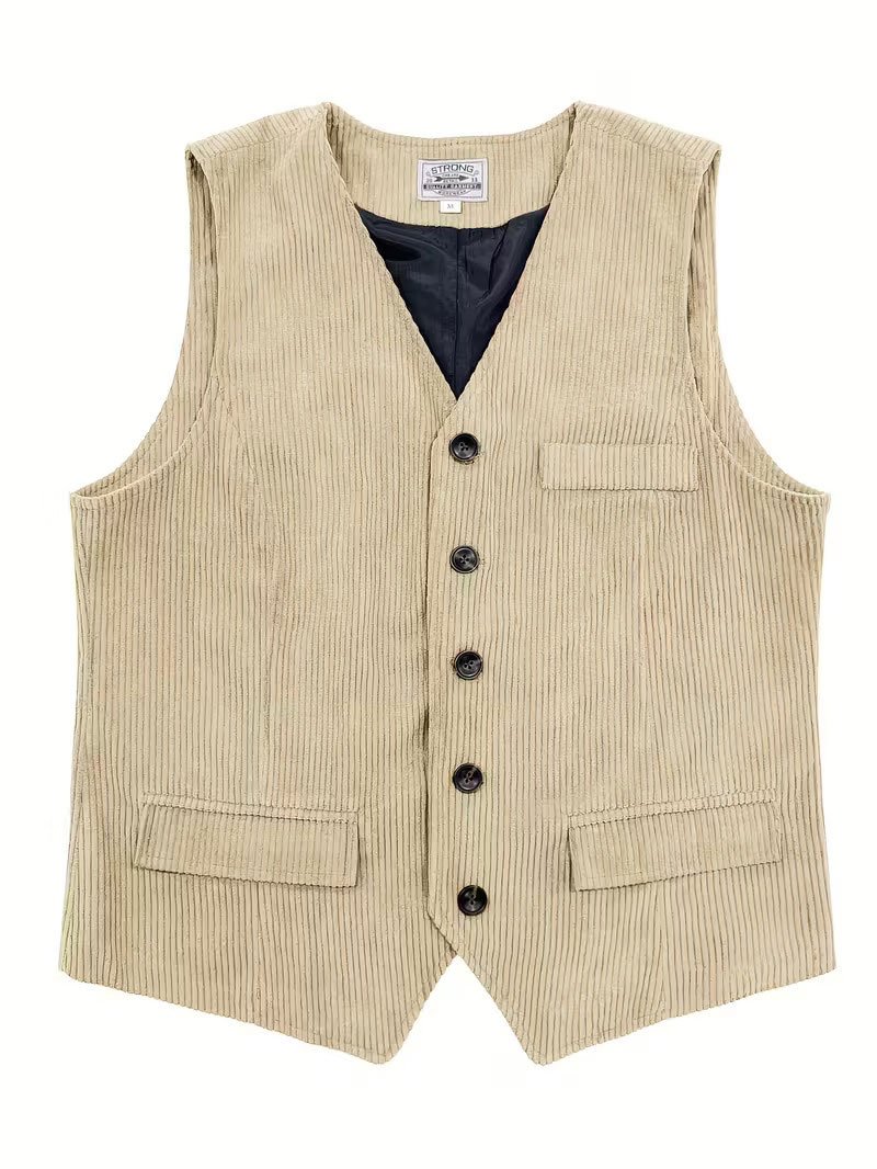 Γιλέκο κοτλέ ανδρικο 