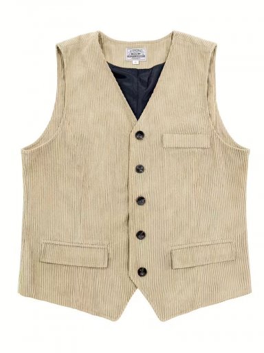 Γιλέκο κοτλέ ανδρικο 