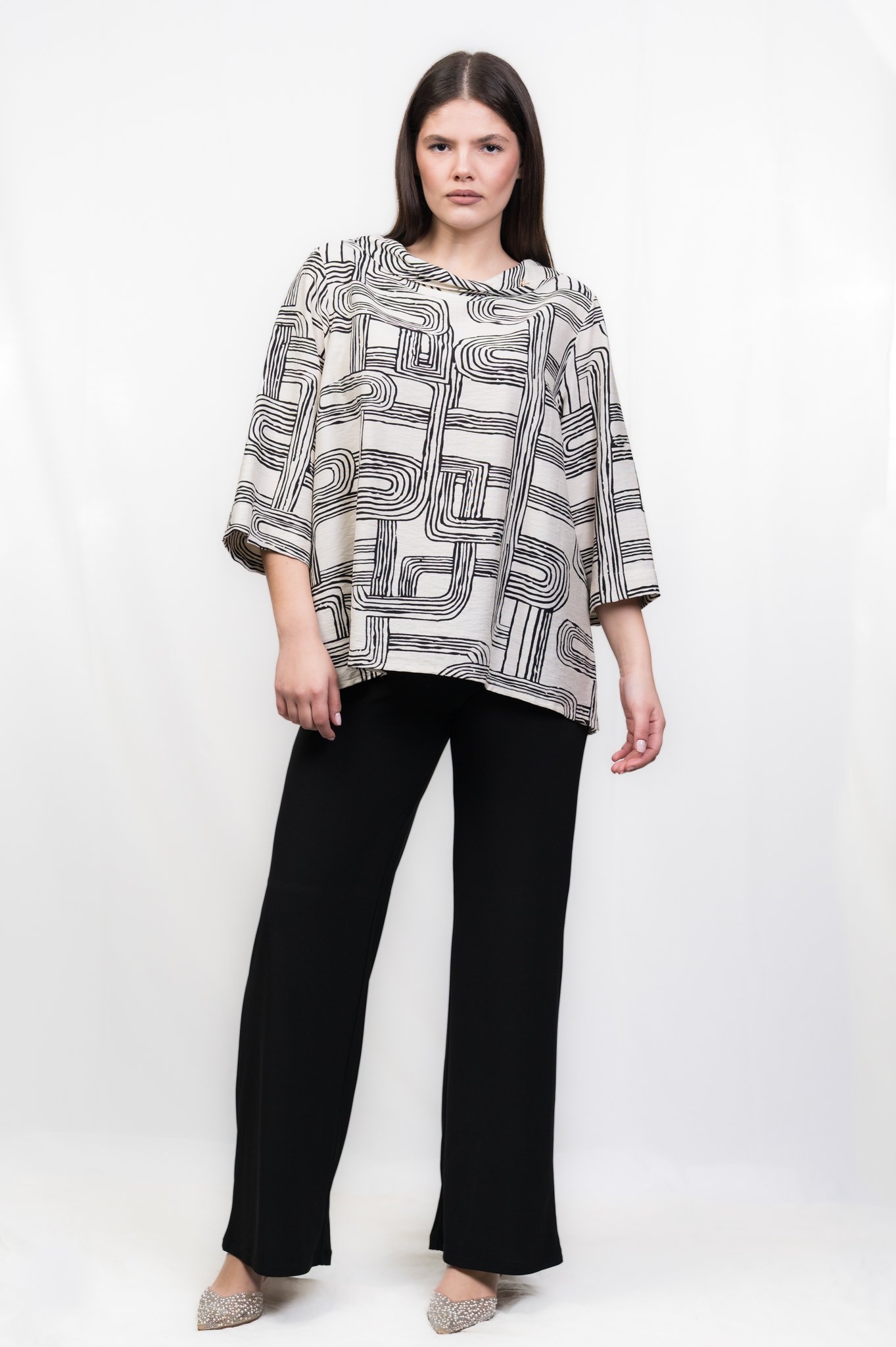 ΜΠΛΟΥΖΑ ΑΣΠΡ/ΡΗ ΜΕ ΞΕΧ.ΓΙΑΚΑ