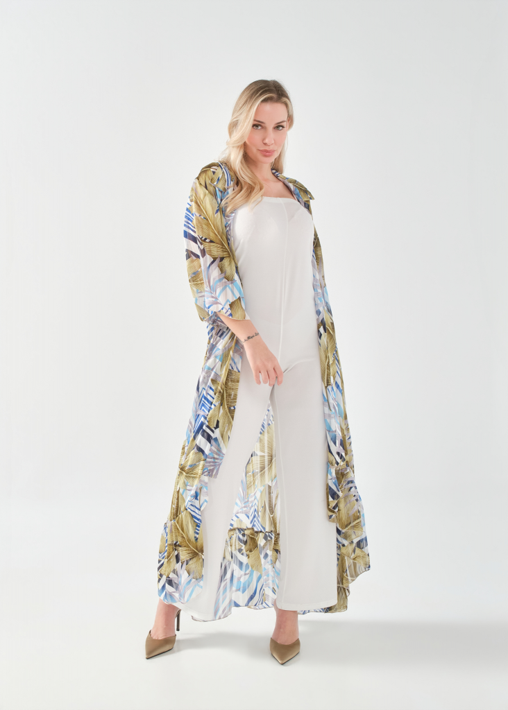 Σεμιζιέ μάξι Φόρεμα