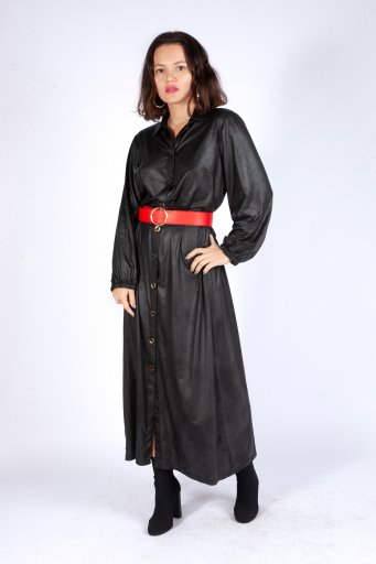 Φόρεμα δερματίνη Β(sold out)