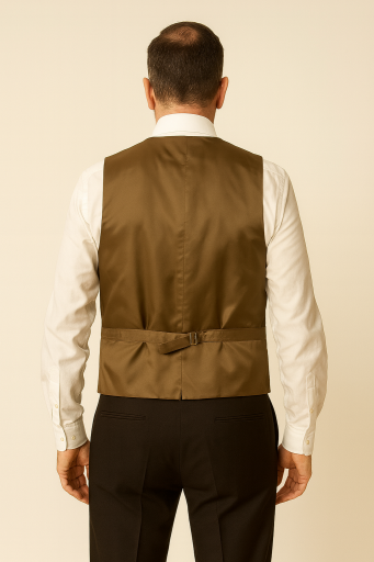 Γιλέκο ανδρικο σουέτ 2 μπεζ 
