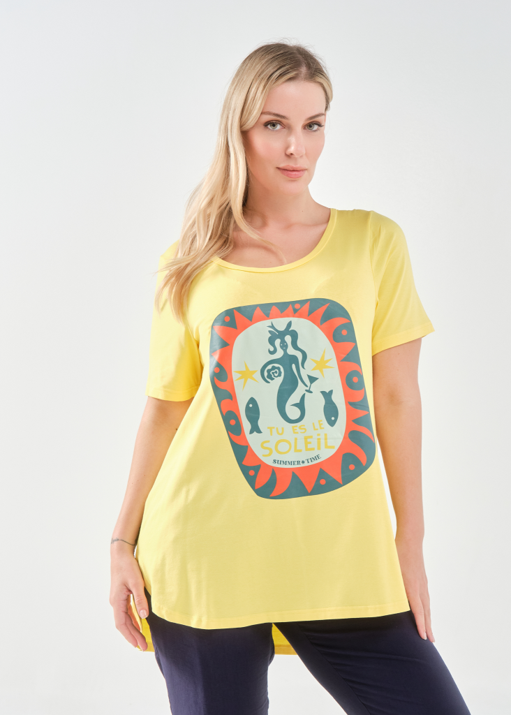 Μπλούζα (μπλουζοφόρεμα) Viscose 