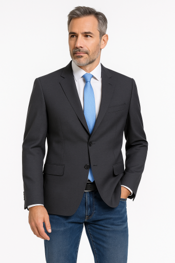 Σακάκι Luciano Faketti Μάλλινο για Blazer Εμφάνιση ή το Τζίν σου γκρι