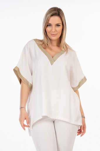 Μπλούζα Oversize σε Rayon ύφασμα