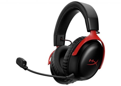 HyperX Cloud III S wireless Over Ear Gaming Headset Bluetooth / USB Black/Red for Nintendo Switch / PC / PS5 / PS4
