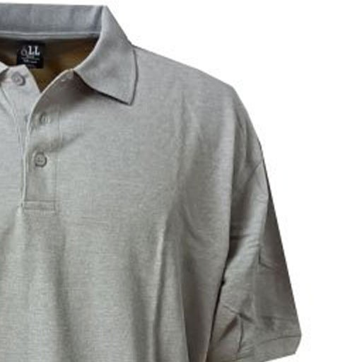 Μπλουζάκι polo πικέ Γκρί βαμβάκι 60% -πολ 40% γκρι