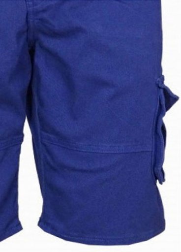 Βερμούδα Ελαστική Cargo Μπλέ cotton-98% lycra 2%