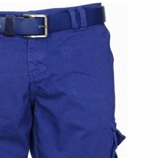 Βερμούδα Ελαστική Cargo Μπλέ cotton-98% lycra 2%