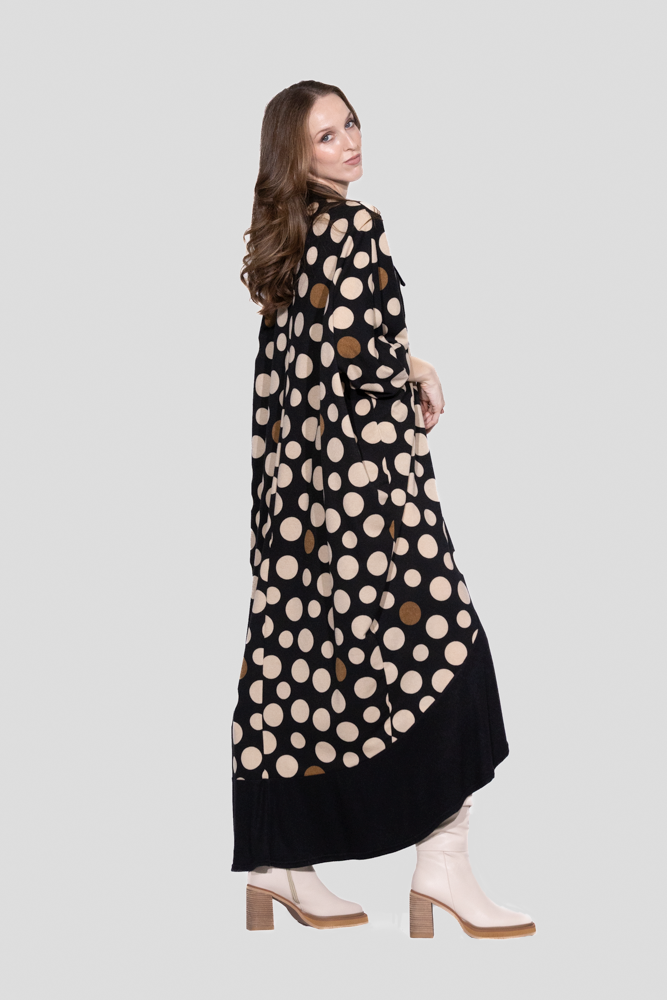 POLKA DOTS KNITTED JACKET 