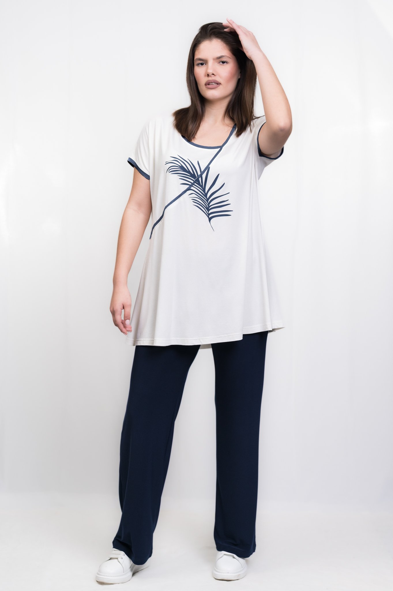 ΜΠΛΟΥΖΑ VISCOZE ΖΑΠΟΝΕ ΤΥΠΩΜΑ ΦΤΕΡΗ