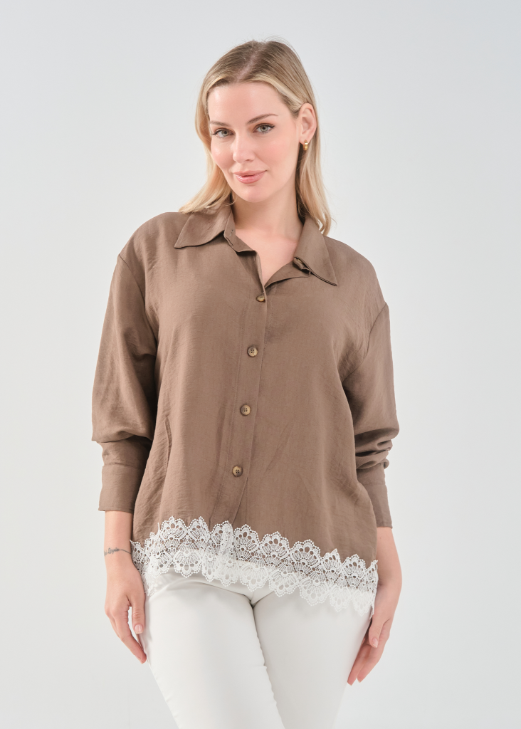 Πουκάμισο σε επεξεργασμένο Λινό