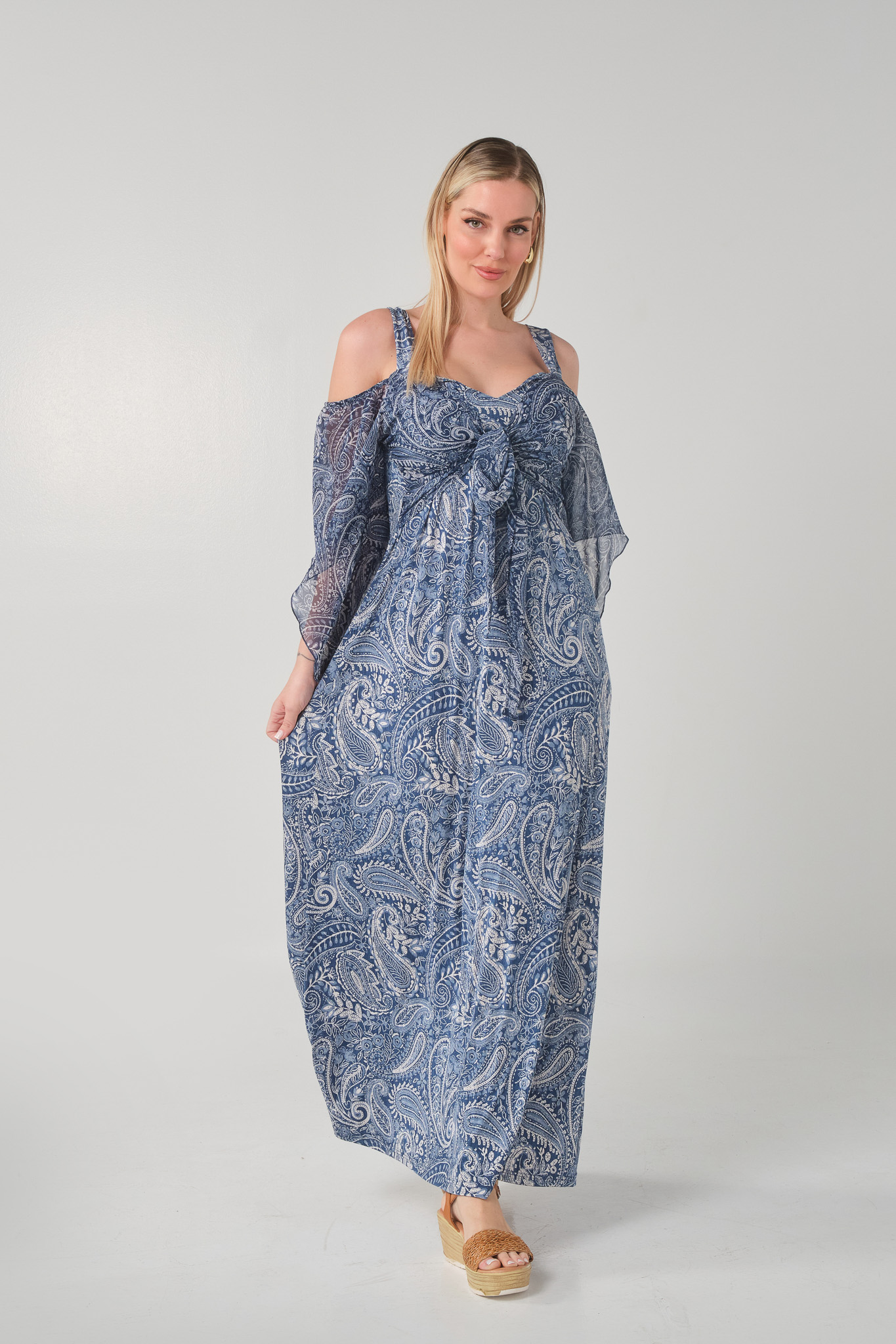 Φόρεμα μάξι σε Jersey