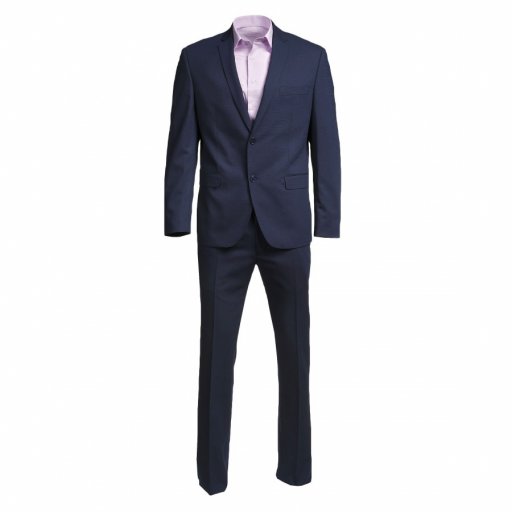 Κουστούμι Mens Figure wool 80% pol 20% μπλε