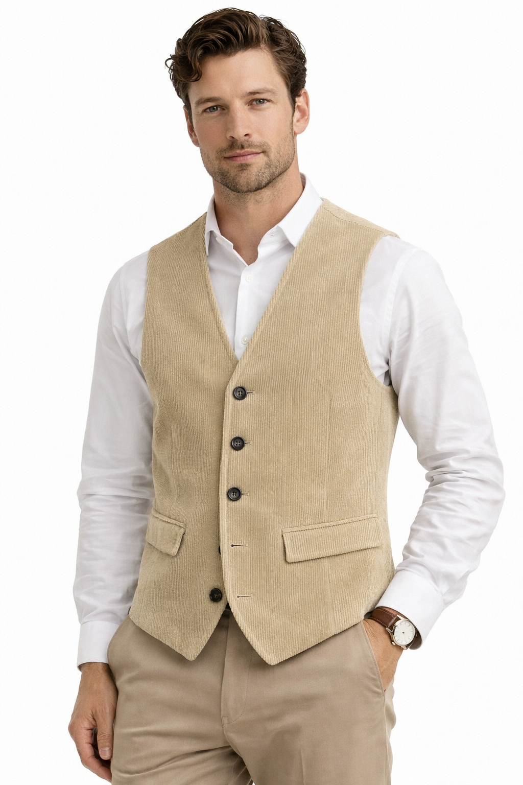 Γιλέκο κοτλέ ανδρικο 