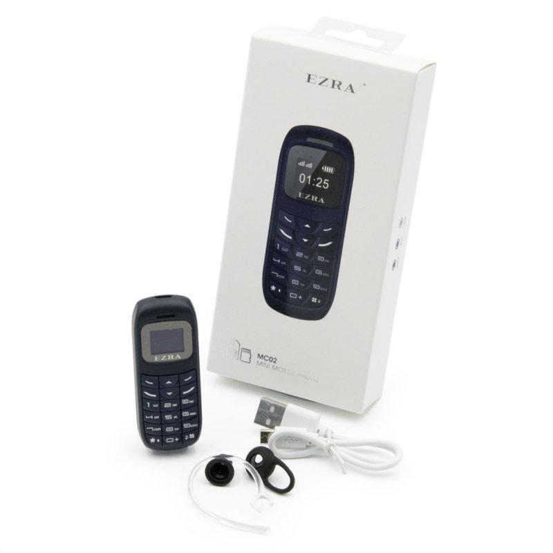 Τηλέφωνο Mini EZRA MC02 (2G, 2SIM) Black