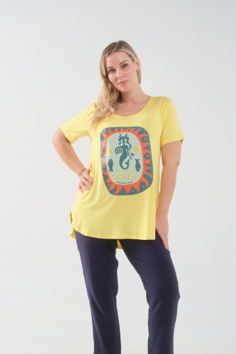 Μπλούζα (μπλουζοφόρεμα) Viscose 