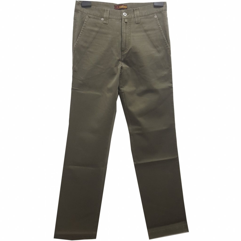 Παντελόνι chinos in fashion cotton100% λαδί 