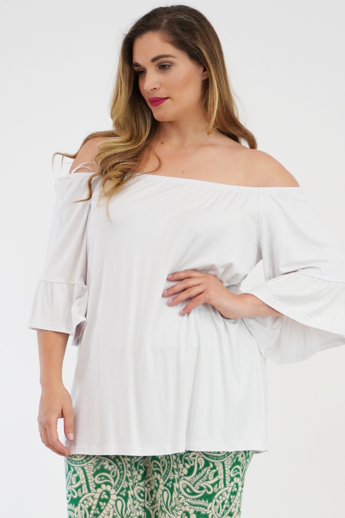 Μπλούζα Viscose off shoulder