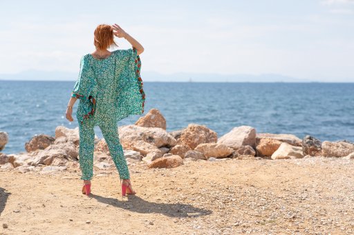 SALVARI pants SATIN 