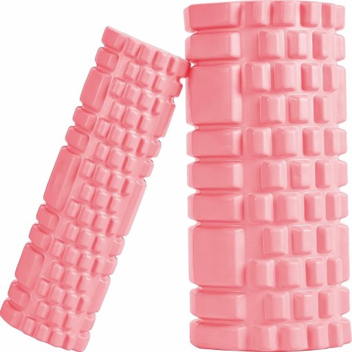 Hollow Foam Roller 10 x 30cm Κύλινδρος μασάζ Ροζ