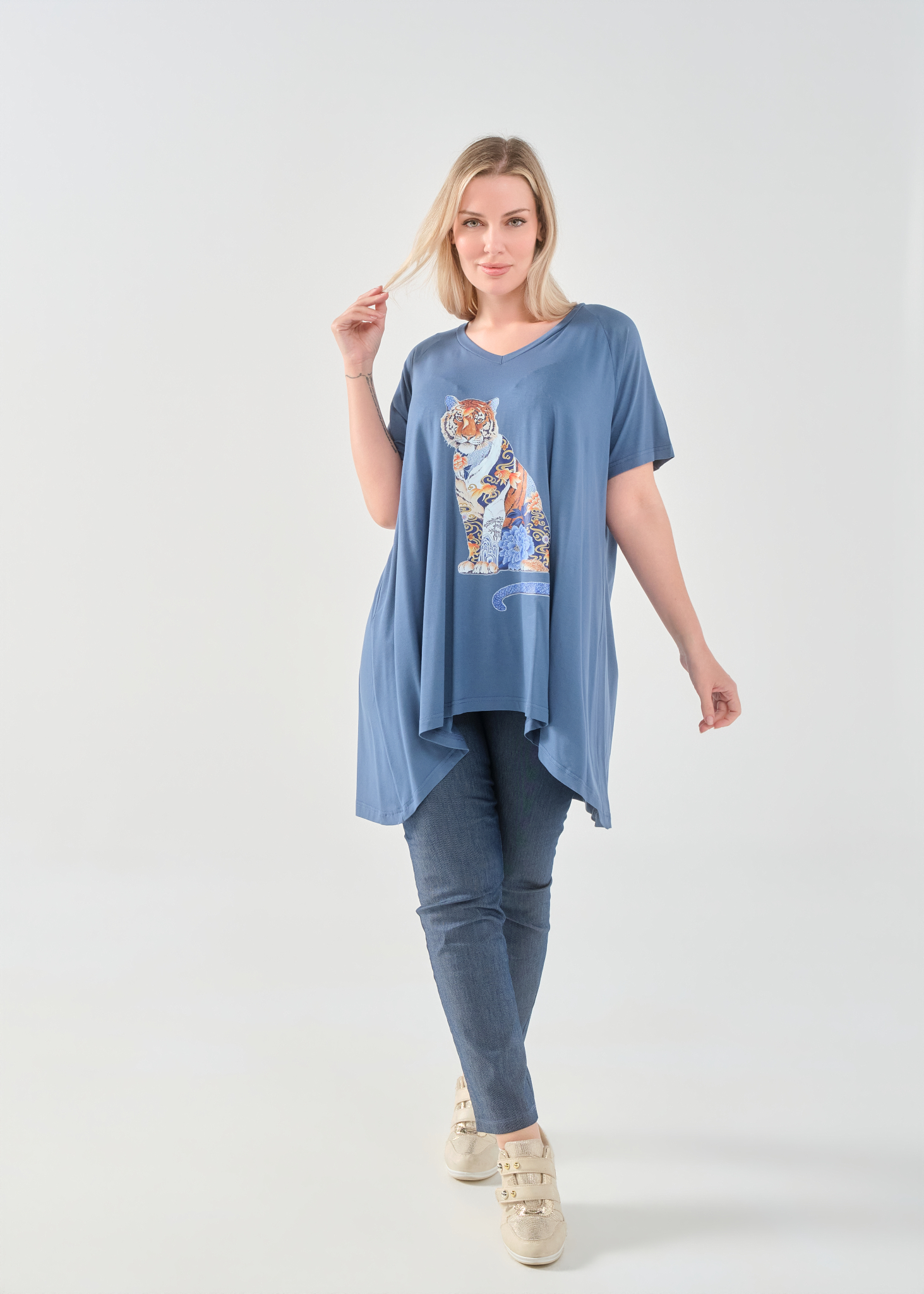 Μπλούζα (μπλουζοφόρεμα) Viscose