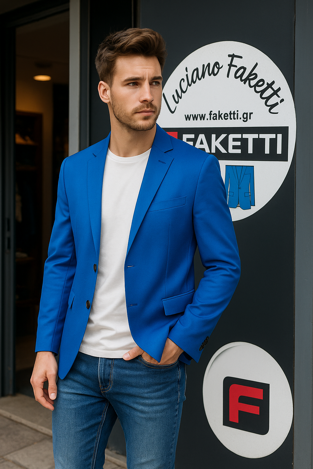 Σακακι Ανδρικό ρουα ελληνικης κατασκευης