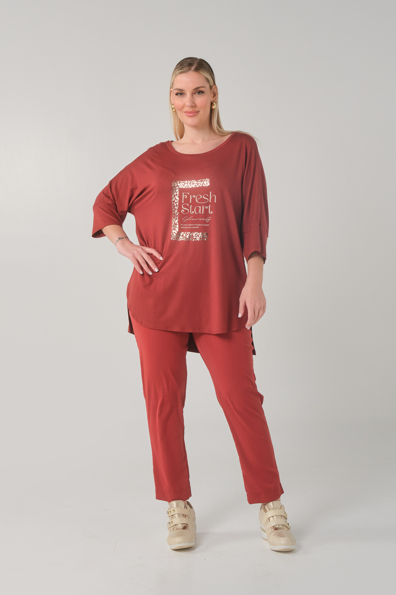 Μπλούζα (μπλουζοφόρεμα) Viscose 