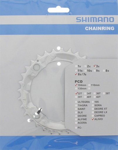 ΔΙΣΚΟΣ ANAΠΤΥΞΗΣ SHIMANO ALIVIO FC-M415 32T 8/7 speed