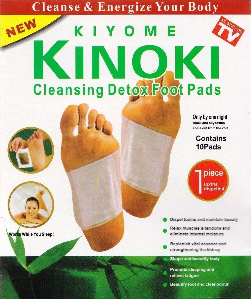 Επιθέματα Kiyome Kinoki Επιθέματα Detox Foot Pads για Αποτοξίνωση 10τμχ