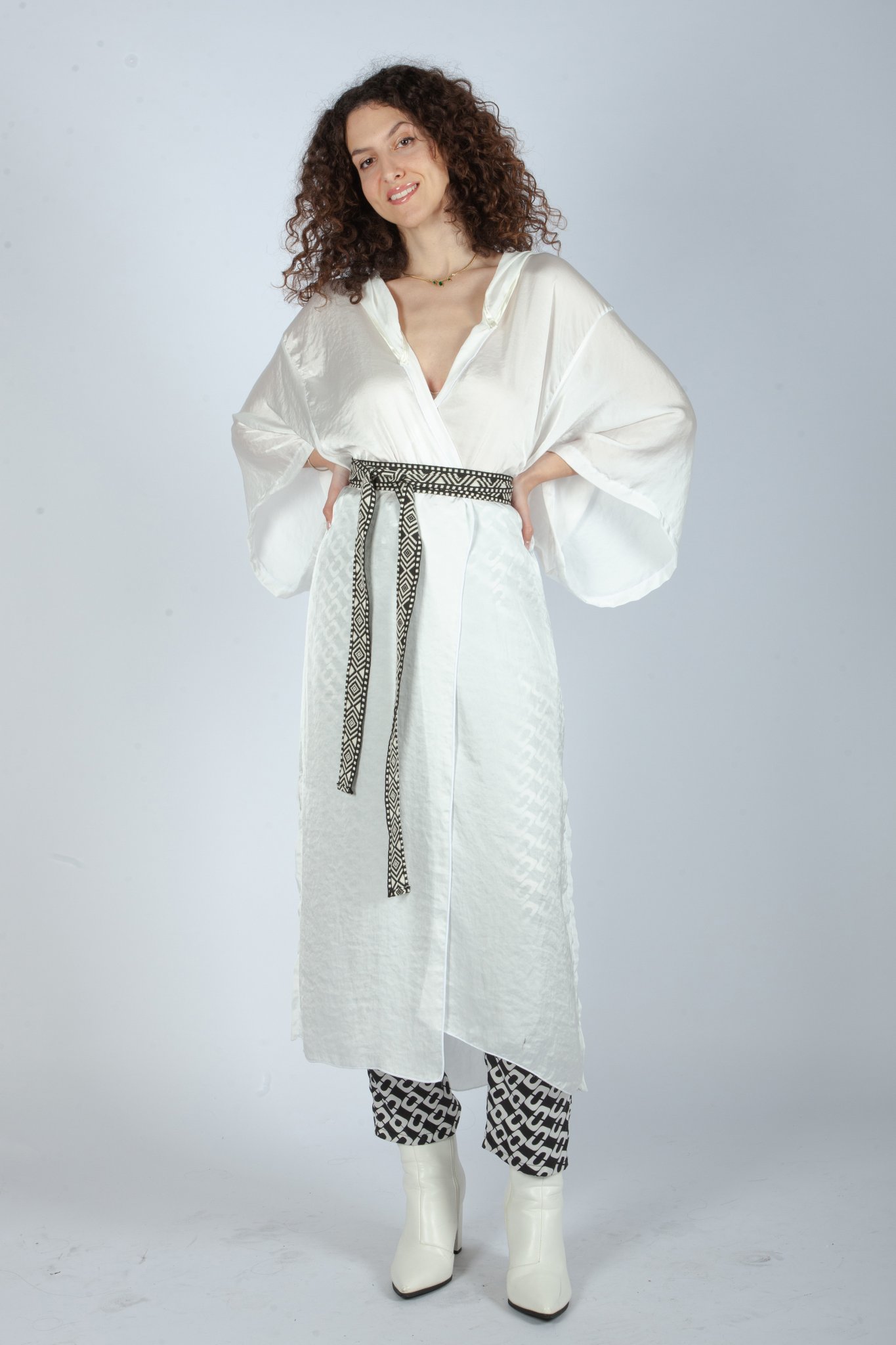 Kimono satin white