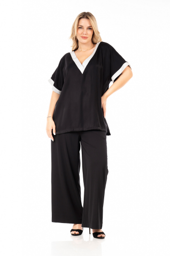 Μπλούζα Oversize σε Rayon ύφασμα