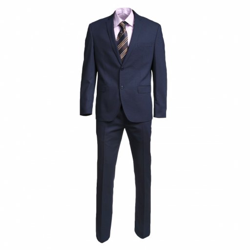 Κουστούμι Mens Figure wool 80% pol 20% μπλε