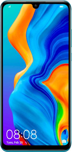 Huawei P30 Lite Dual (128GB-4GB) Peacock Blue(MAR-LX1A)