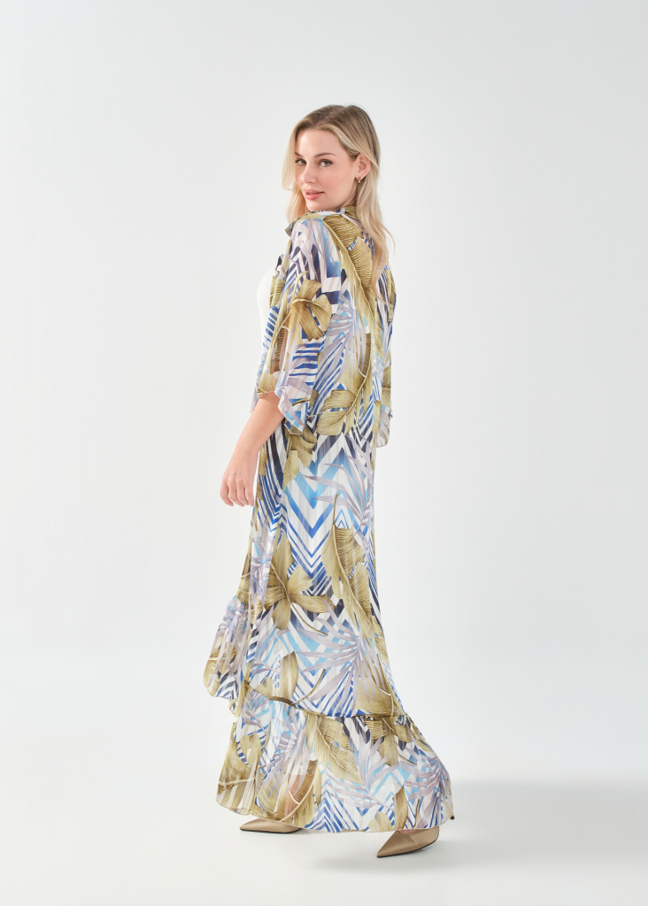 Σεμιζιέ μάξι Φόρεμα