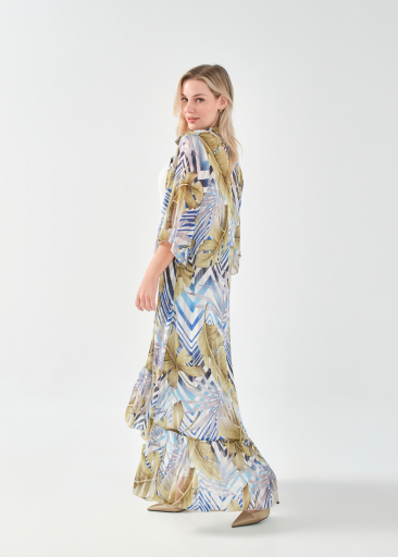 Σεμιζιέ μάξι Φόρεμα