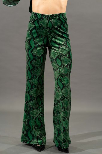 VELVET PANTS SNAKE 