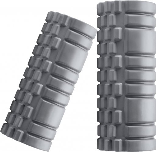 Hollow Foam Roller 13,5 x 33cm Κύλινδρος μασάζ Γκρι