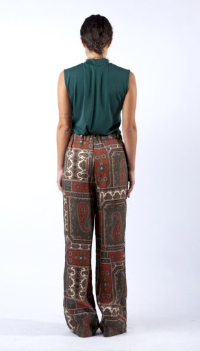 MOI.RO Pant Digital printed silky touched Satin -SOLD OUT